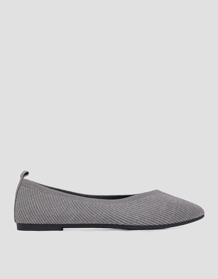 Connexion Ballerina Texture Sepatu Flat Wanita