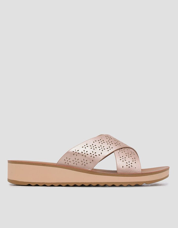 Connexion Lasser Cut Strap Slipper Women's Sandals