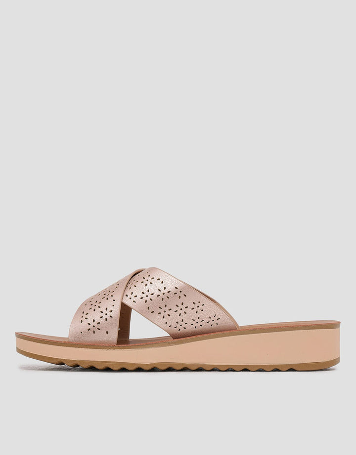 Connexion Lasser Cut Strap Slipper Women's Sandals