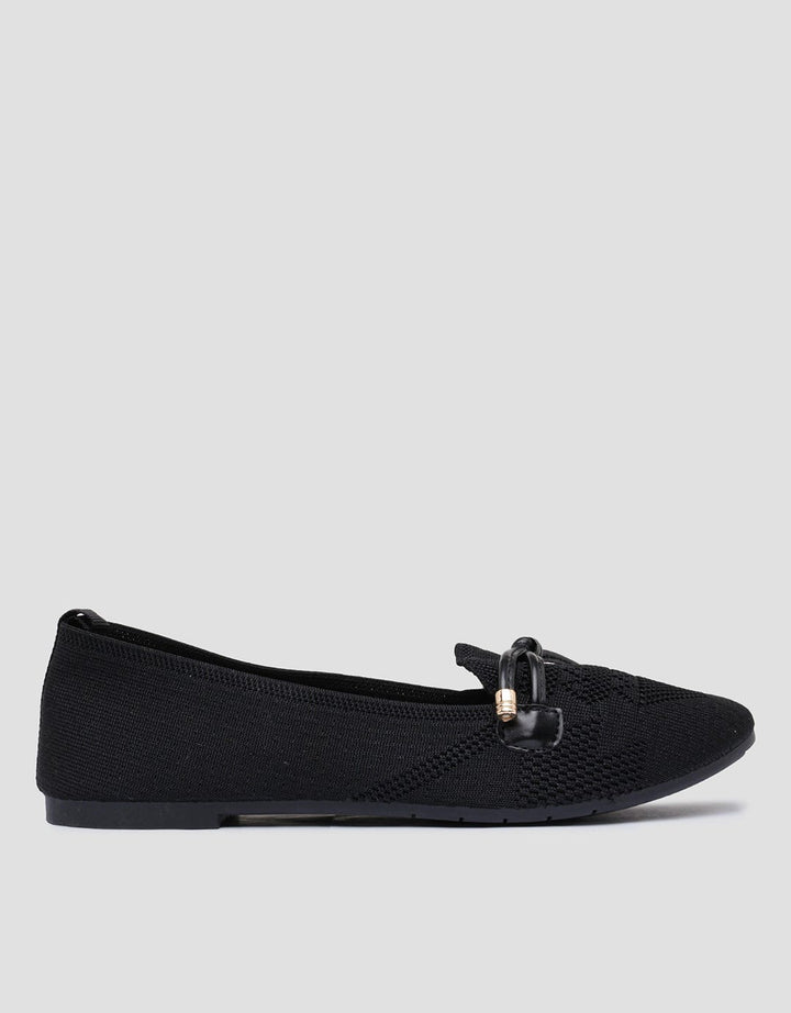 Connexion Ballerina Ribbon Sepatu Flat Wanita