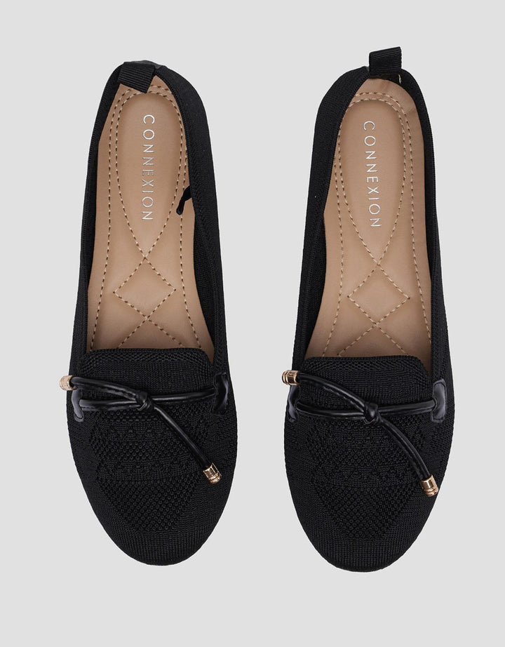 Connexion Ballerina Ribbon Sepatu Flat Wanita