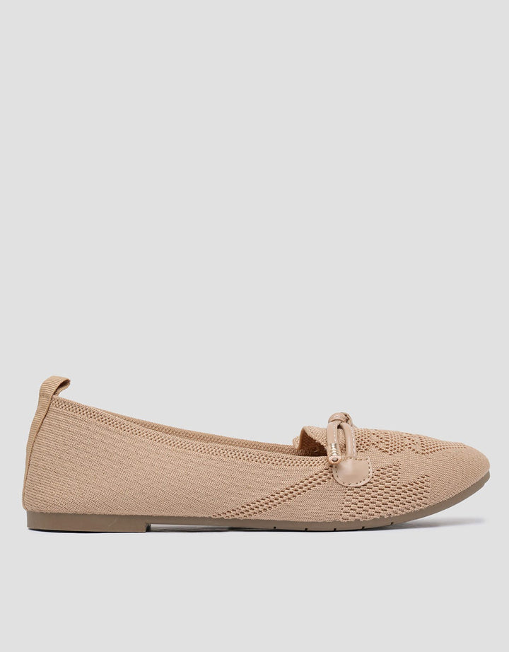Connexion Ballerina Ribbon Sepatu Flat Wanita
