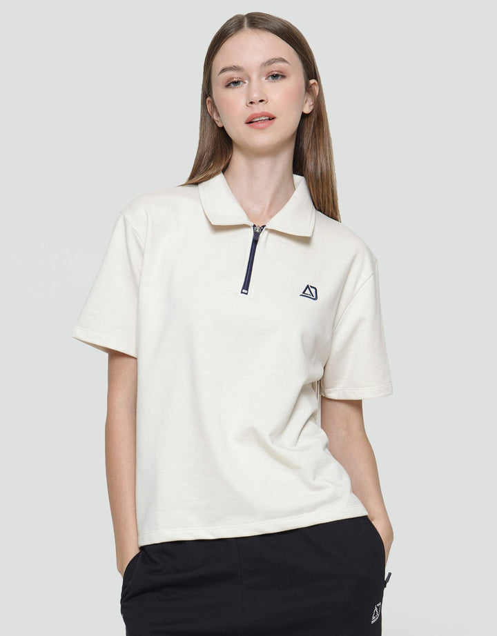 American Jeans Polo Shirt Zipper Women
