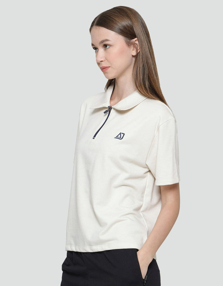 American Jeans Polo Shirt Zipper Women