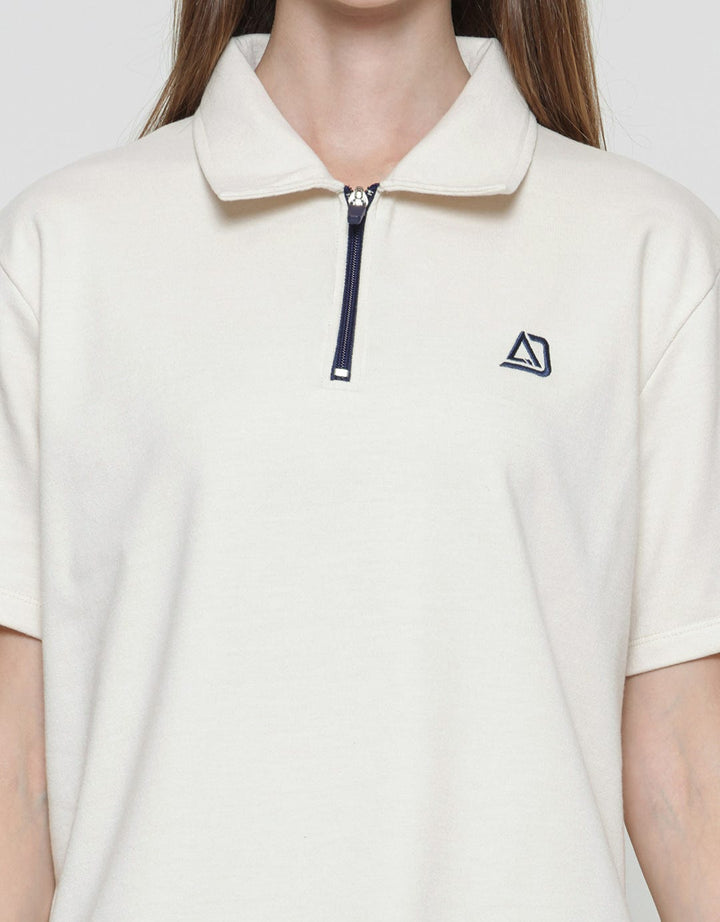 American Jeans Polo Shirt Zipper Women