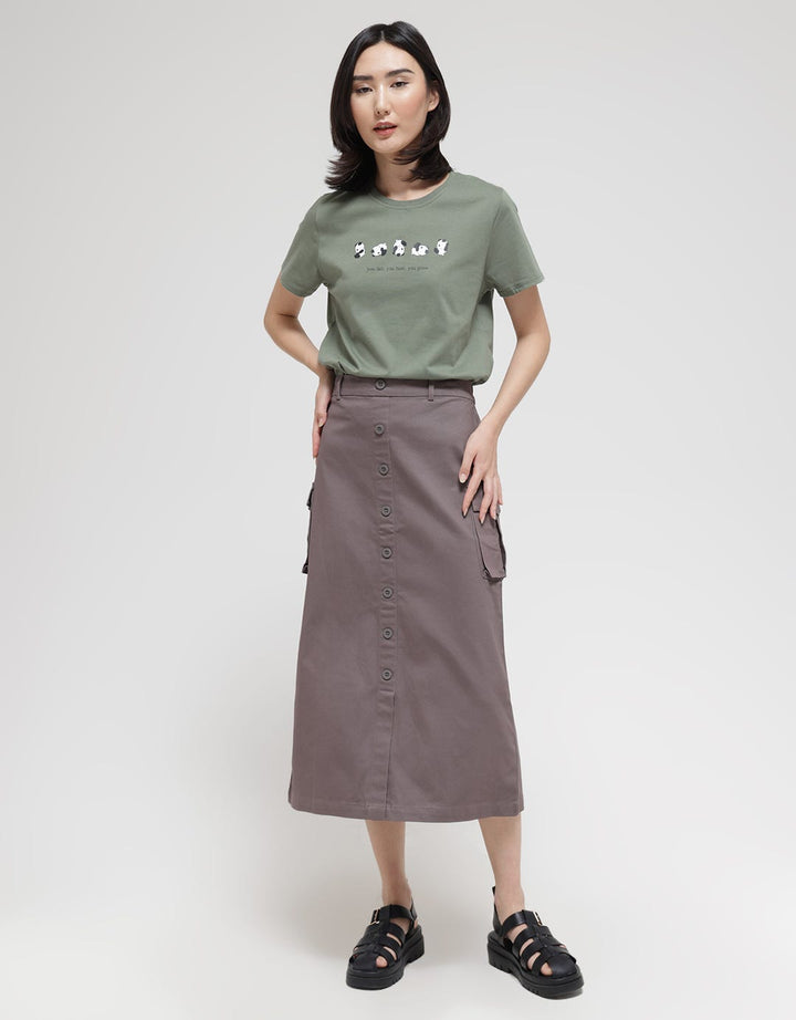 American Jeans Midi Skirt Cargo