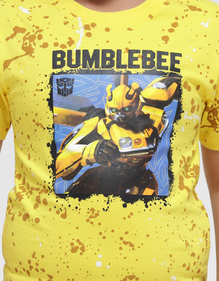 Character TF& Bumblebee Kaos Anak Laki-laki