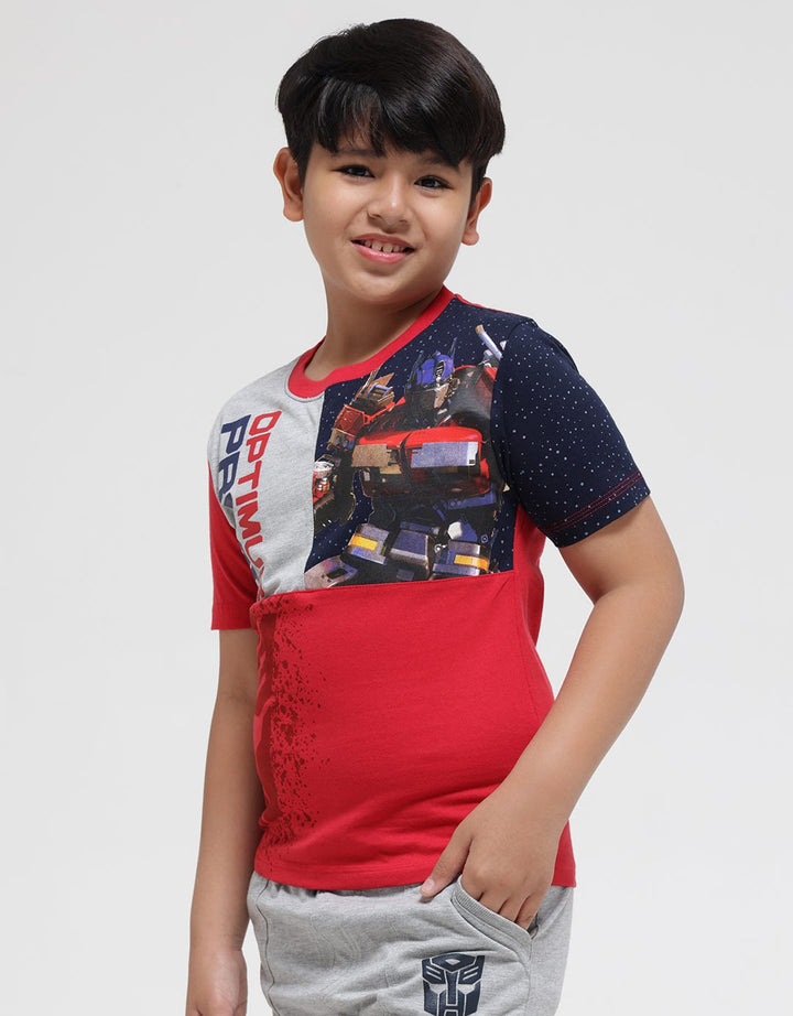 Character TF7 Optimus Cut Kaos Anak Laki-laki