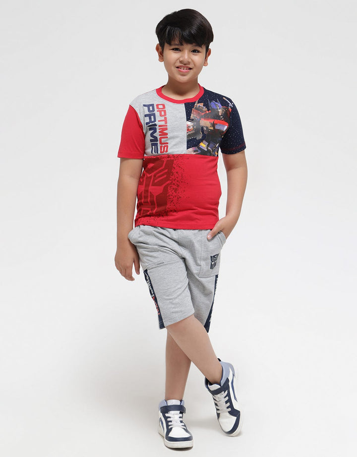 Character TF7 Optimus Cut Kaos Anak Laki-laki