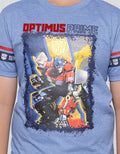 Character T-Shirt Tf7 Optimus Lis Lengan