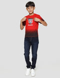 Character Short Sleeve T-Shirt Print Logo Autobots Ombre