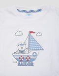 Pipiniko Set Boys Combi Woven Short Bear Sailor