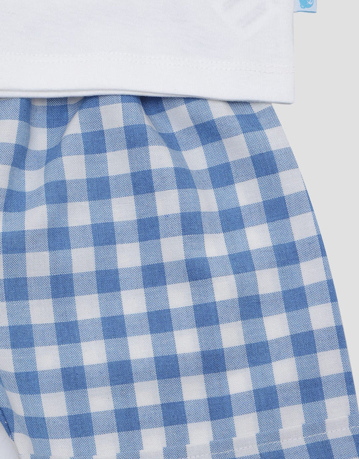 Pipiniko Set Boys Combi Woven Short Bear Sailor