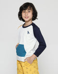 Little M Terry Dino Sweater Anak Laki-laki