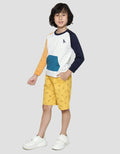 Little M Terry Dino Sweater Anak Laki-laki