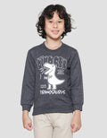 Little M Tyranosaurus Print Sweater Anak Laki-laki
