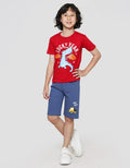 Little M Kaos Lengan Pendek Anak Laki-laki Seasonal Cny Lucky Year