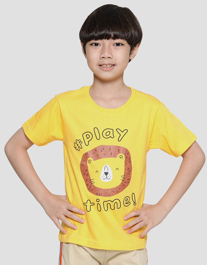 Little M Play Time Boys Short Sleeve T-Shirt