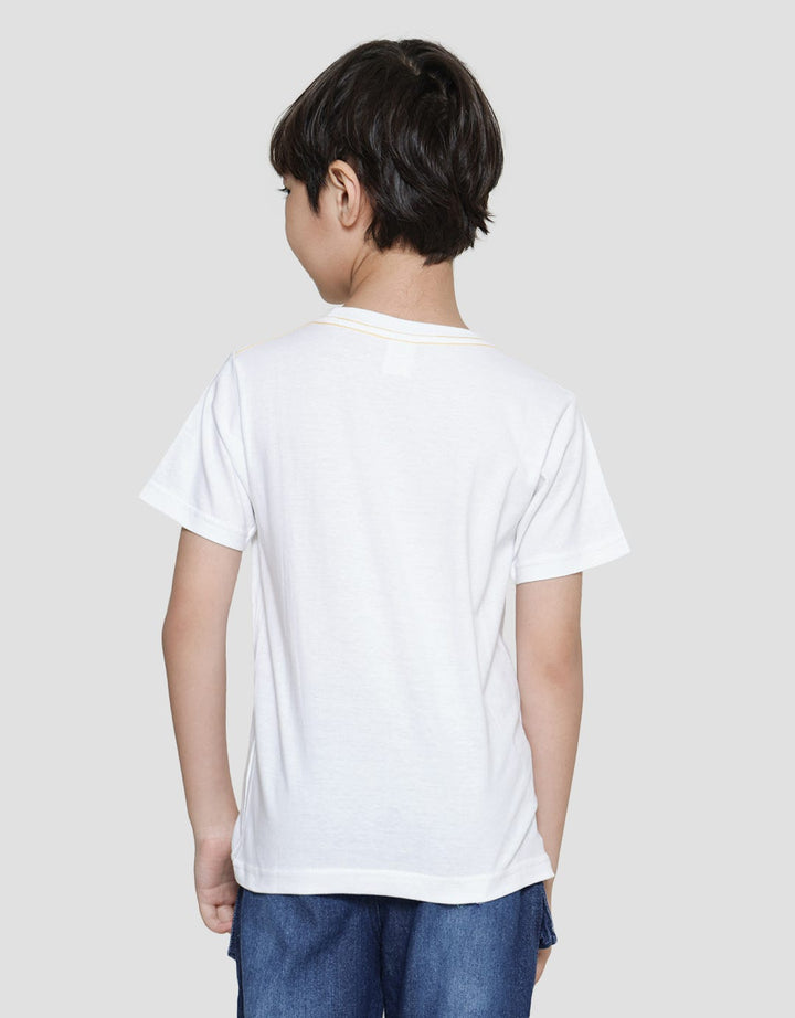 Little M Kaos Lengan Pendek Anak Laki-laki Print Monster