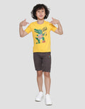 Little M Lets Rock Kaos Lengan Pendek Anak Laki-laki