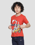 Little M Dino Truck Kaos Anak Laki-laki