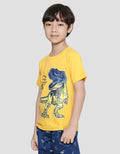 Little M Kaos Lengan Pendek Anak Laki-laki Print Dino