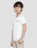 Little M Kaos Henley Texture Wafer Anak Laki-laki