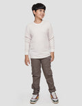 Nevada Long Sleeve Solid Textured Waffle