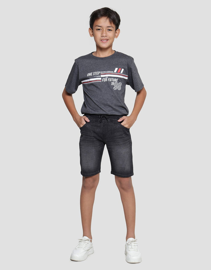 Nevada Celana Denim Terry Karet Washing Anak Laki-laki