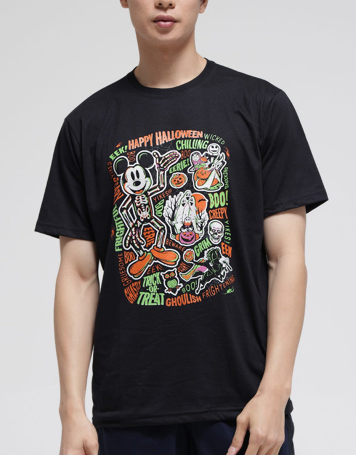 Disney Short Sleeve T-Shirt Special Halloween Colorful Mickey