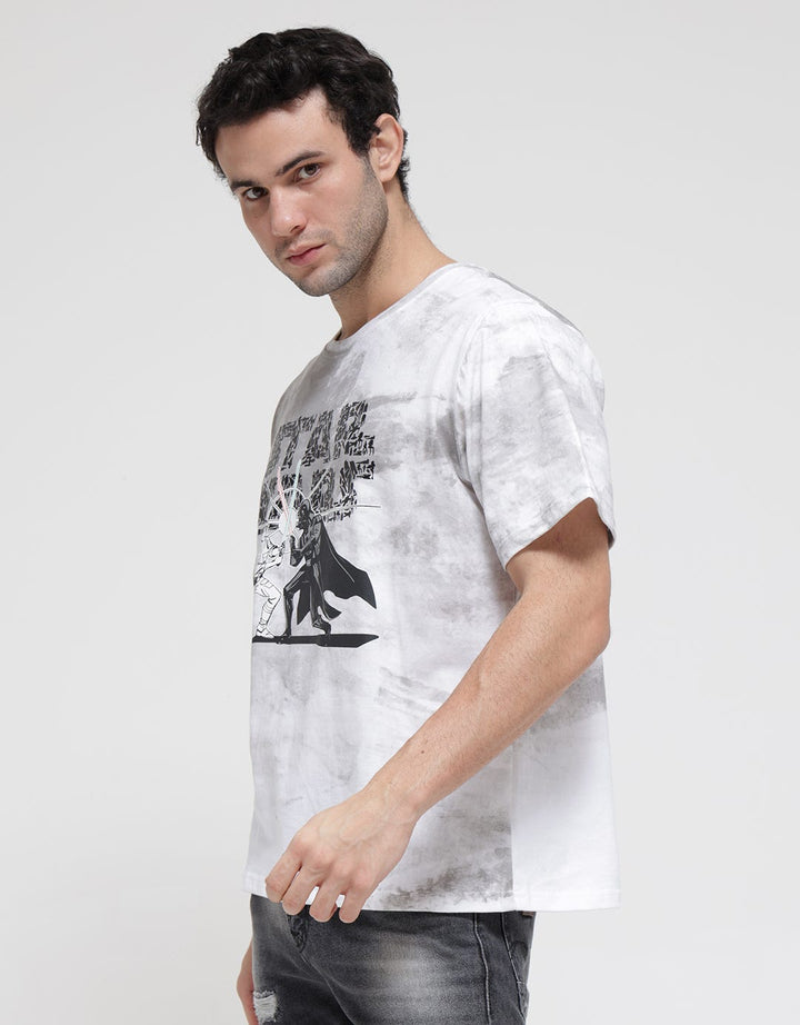Star Wars Short Sleeve T-Shirt Fighting With Light Saber
