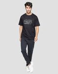 Star Wars Short Sleeve T-Shirt Logo Colored And Abstract Background