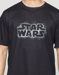 Star Wars Short Sleeve T-Shirt Logo Colored And Abstract Background