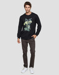Marvel Repeated Hulk Wording Men's Sweater