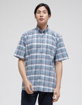 Stanley Adams Short Sleeve Shirt Regular Medium Checks