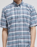 Stanley Adams Short Sleeve Shirt Regular Medium Checks