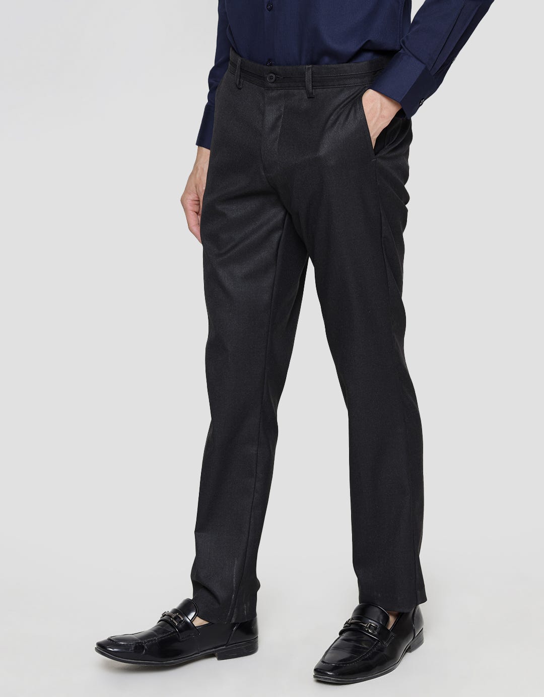 Stanley Adams Long Pants Slim Poly Viscose With Mix Fabric