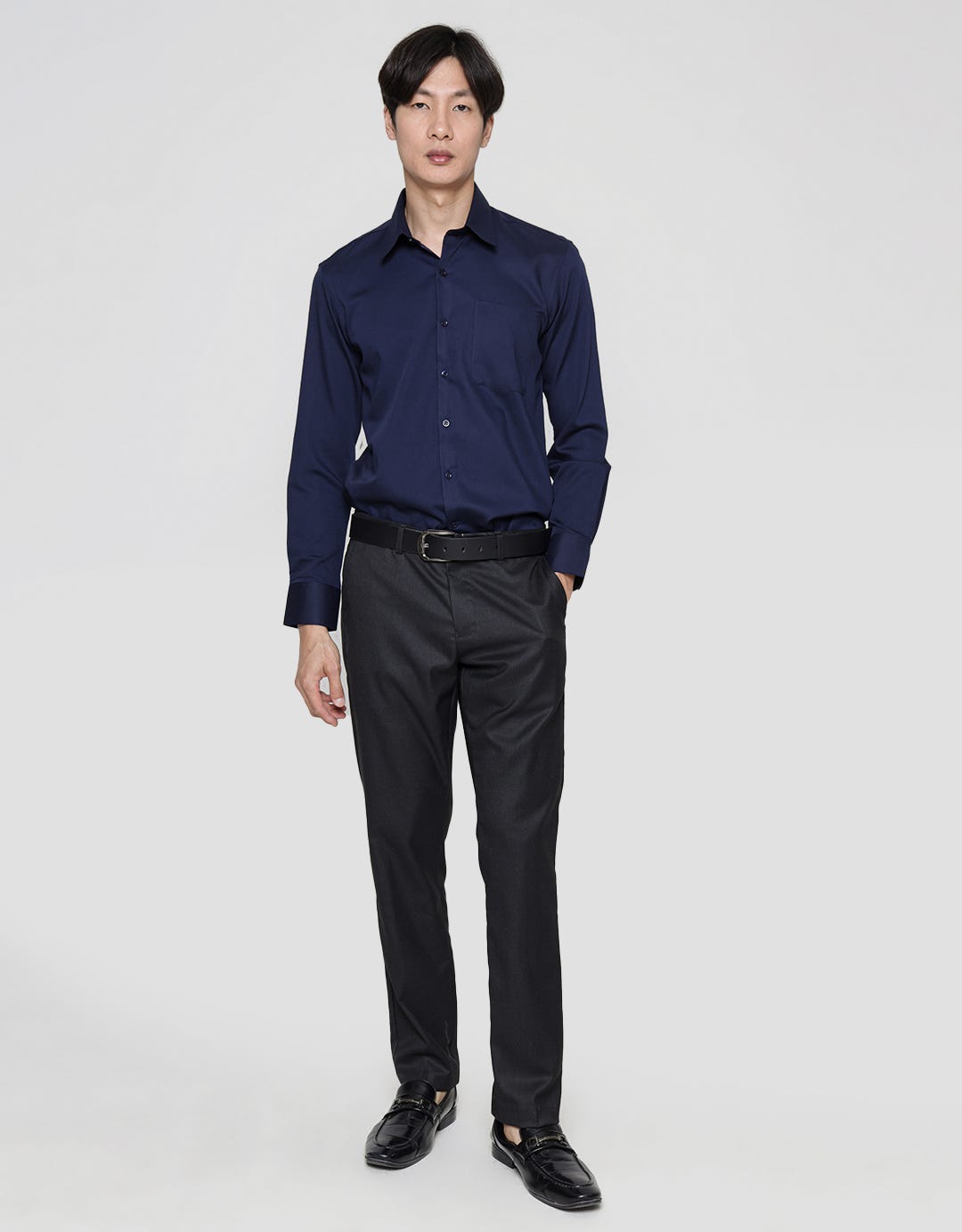 Stanley Adams Long Pants Slim Poly Viscose With Mix Fabric