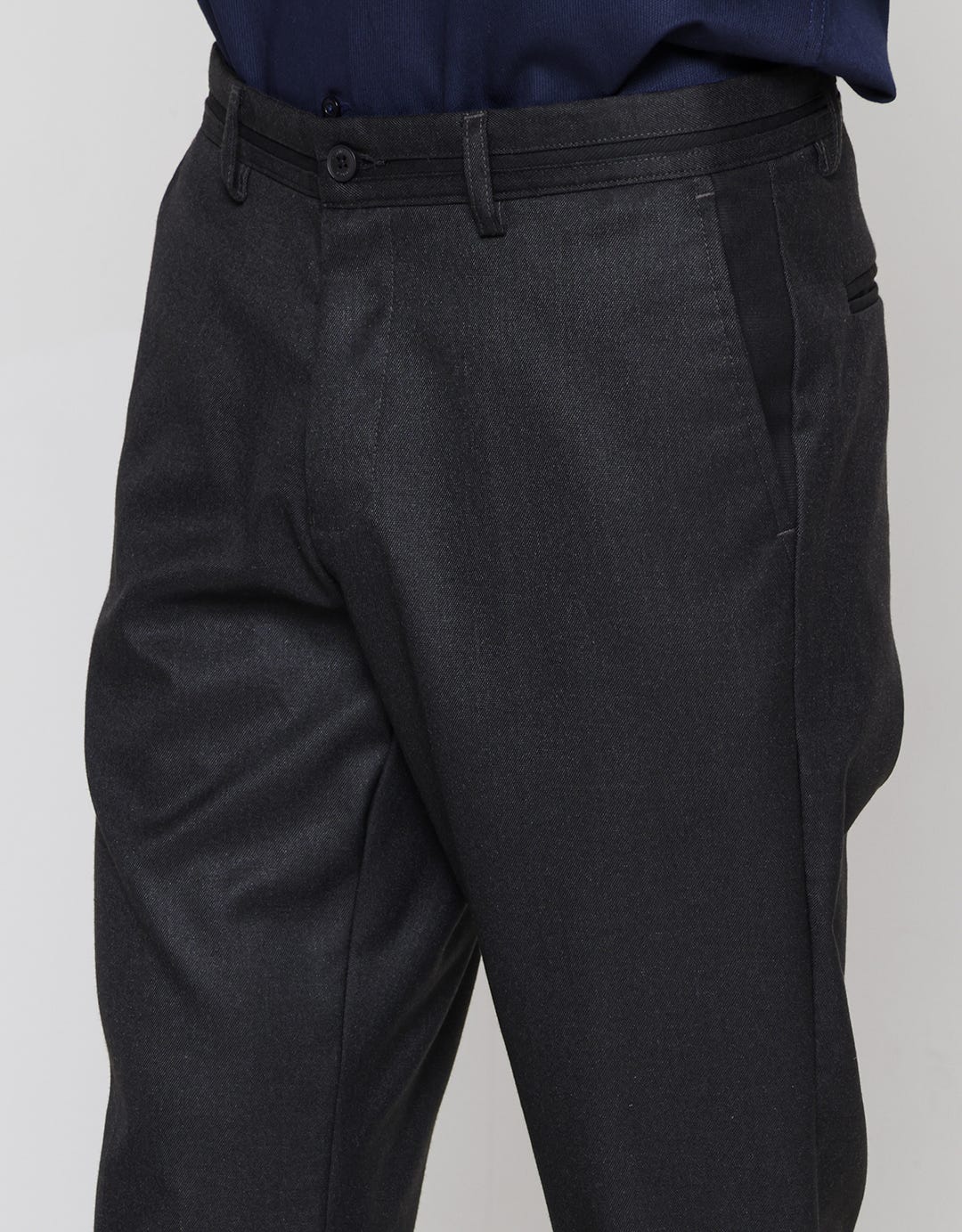 Stanley Adams Long Pants Slim Poly Viscose With Mix Fabric