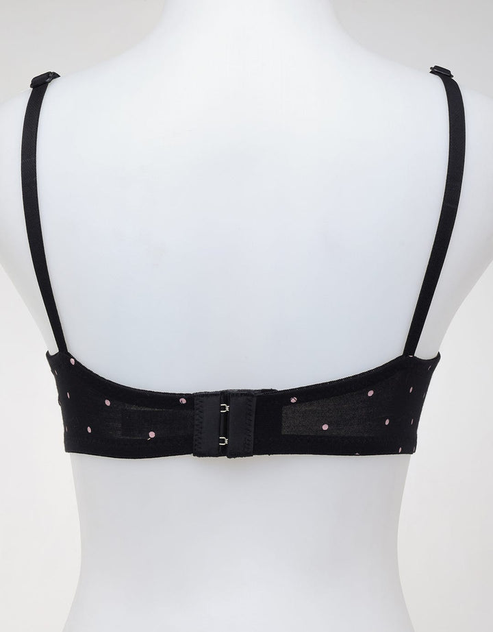 Nevada Non Push Up Regular Bra Non Wired Polkadot