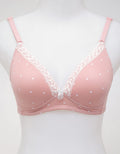 Nevada Non Push Up Regular Bra Non Wired Polkadot