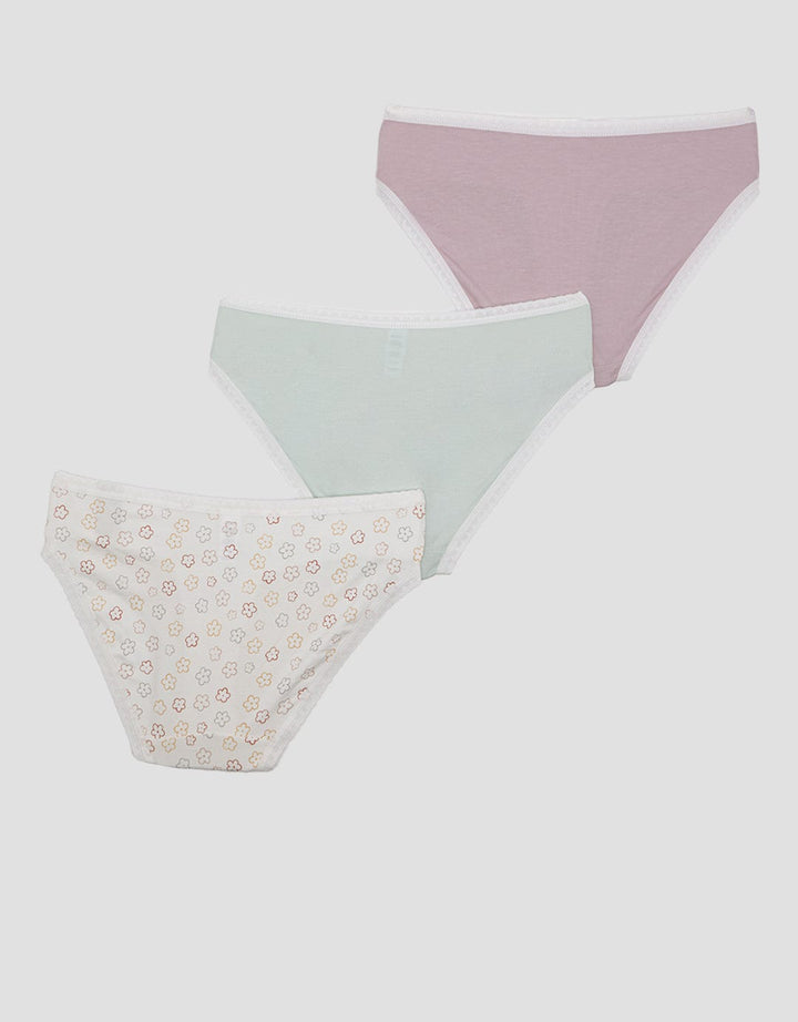 Nevada Brief Midi Panty Pack Daisy