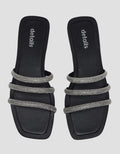 Details Beads Spark Slipper Sandal Wanita