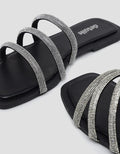 Details Beads Spark Slipper Sandal Wanita