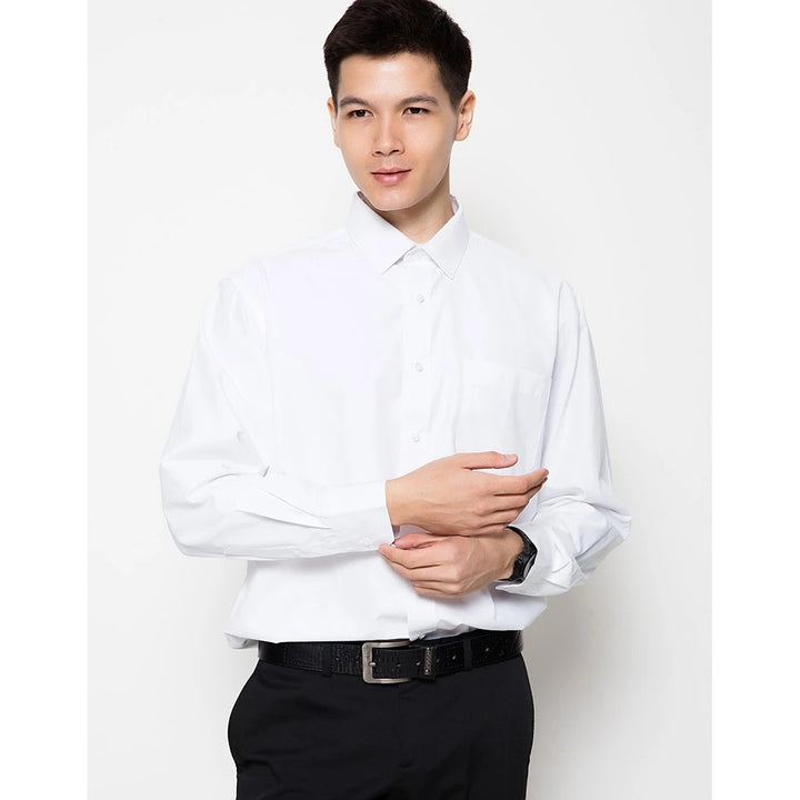 Cole Basic Solid Regular Kemeja Pria