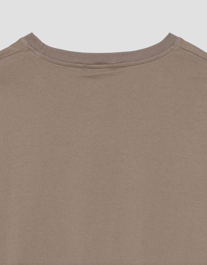 Cole Cut & Sewn Manset Jacquard Kaos Pria