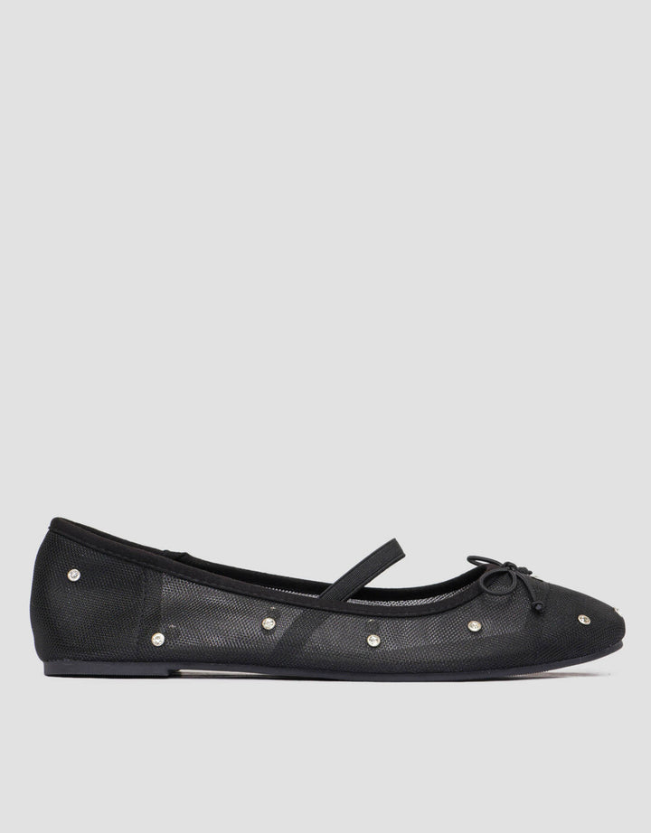 Connexion Studded Sepatu Ballerina Wanita