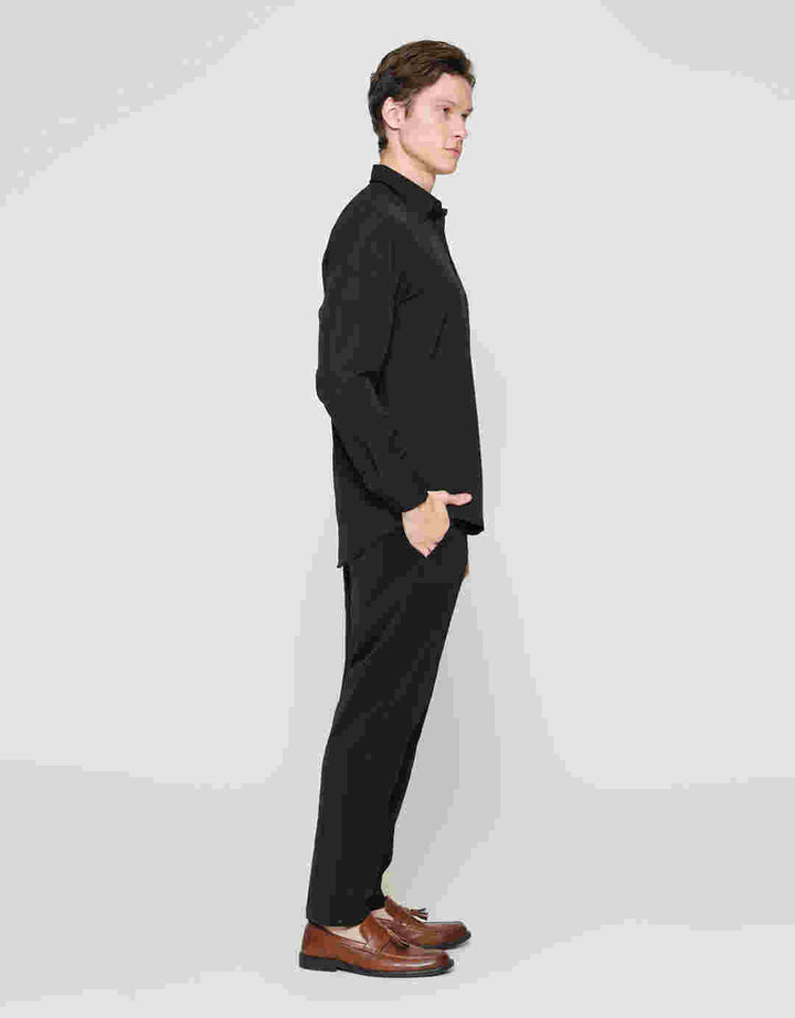 ZES Kemeja Lengan Panjang Pria Slim Fit LSSOL301