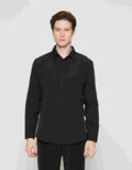 ZES Kemeja Lengan Panjang Pria Slim Fit LSSOL301