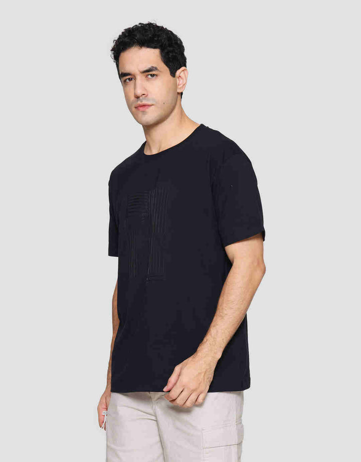 Cole Graphic Hd Lines Texture Kaos Pria